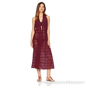 Vince Camuto Women's Laced Cover Up Dress Fig B07CT6TWF4